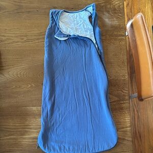 Kyte BABY White and Blue Trim Garment